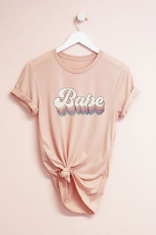 Retro Style Bride Babe Semi-Fitted Jersey T-Shirt
